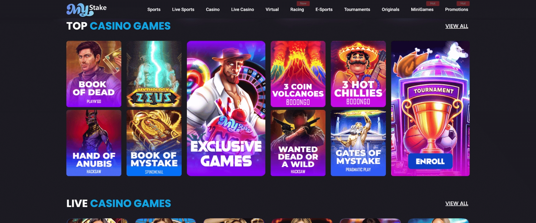 MyStake Casino Non GamStop with fast payouts MyStake Casino Non GamStop