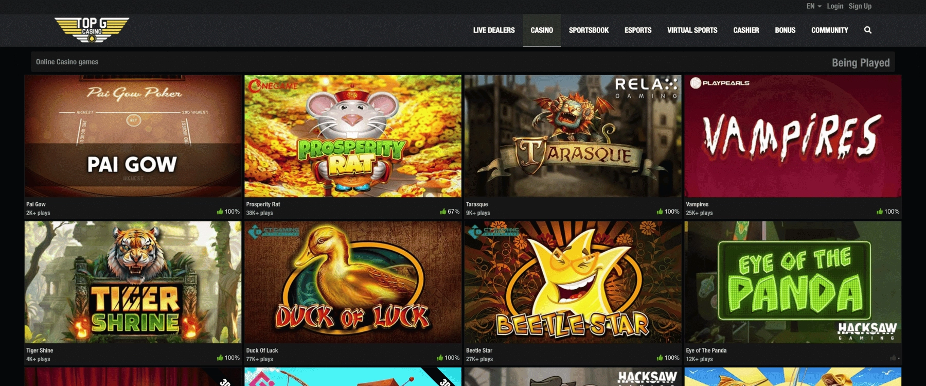 Top G Casino Non GamStop with big bonuses Top G Casino Non GamStop