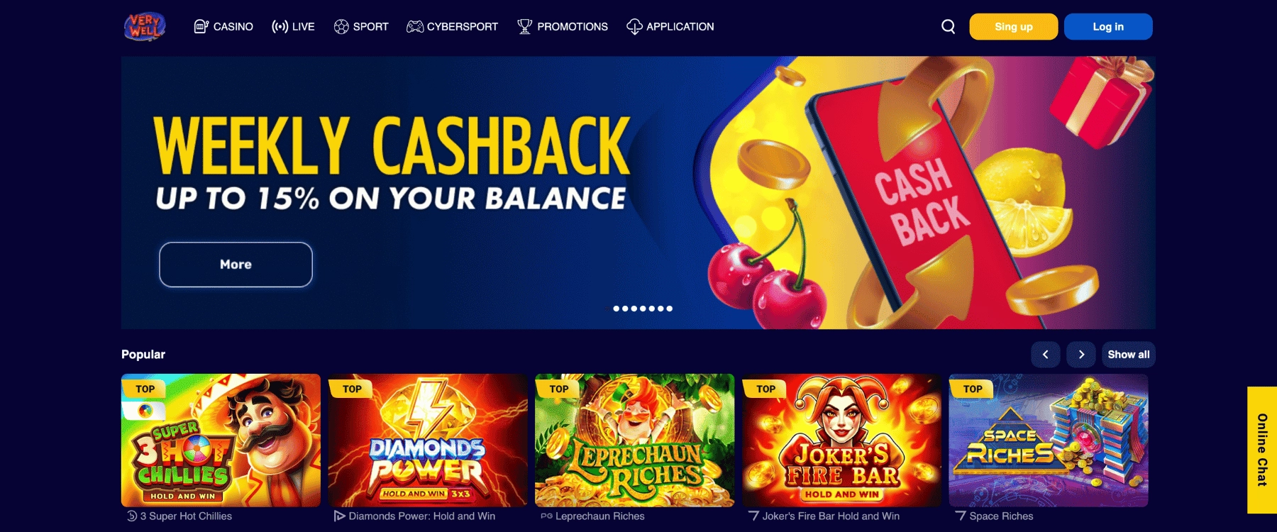 Very Well Casino Non GamStop with fast payouts Very Well Casino Non GamStop